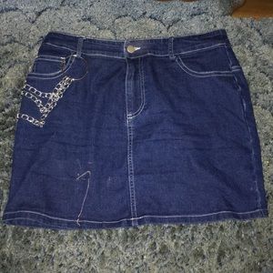 Denim skirt